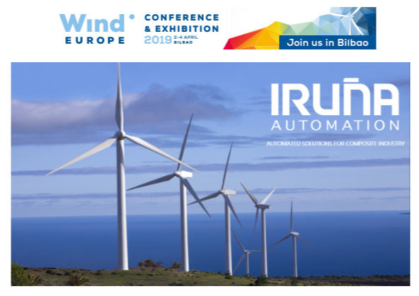 IRUÑA AUTOMATION IN WIND EUROPE EXIBHITION