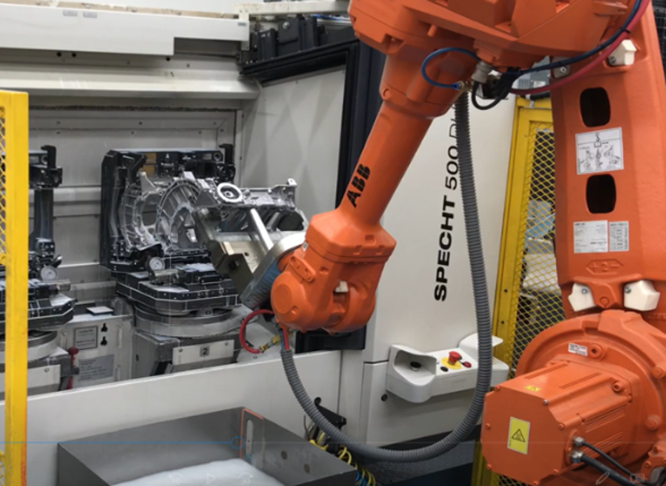 Fully automated machining line for cam carrier